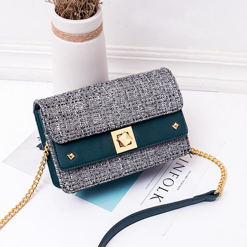 Túi Đeo Chéo Dây Xích Thời Trang Đơn Giản Dễ Phối Đồ Cho Nữ