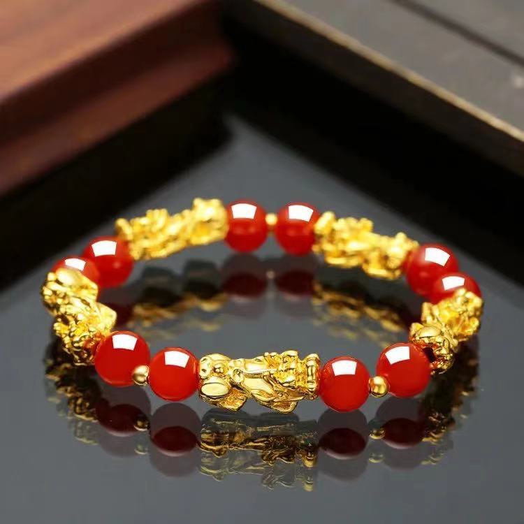 Vòng Tay Chuỗi Hạt Obsidian Thiết Kế Đơn Giản Nhiều Kiểu Dáng Chống Thấm Nước Không Phai Màu