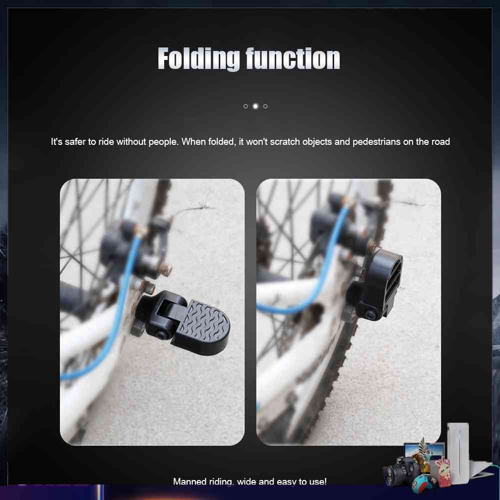 Bàn Đạp Để Chân Phía Sau Cho Xe Đạp Leo Núi Màu Đen