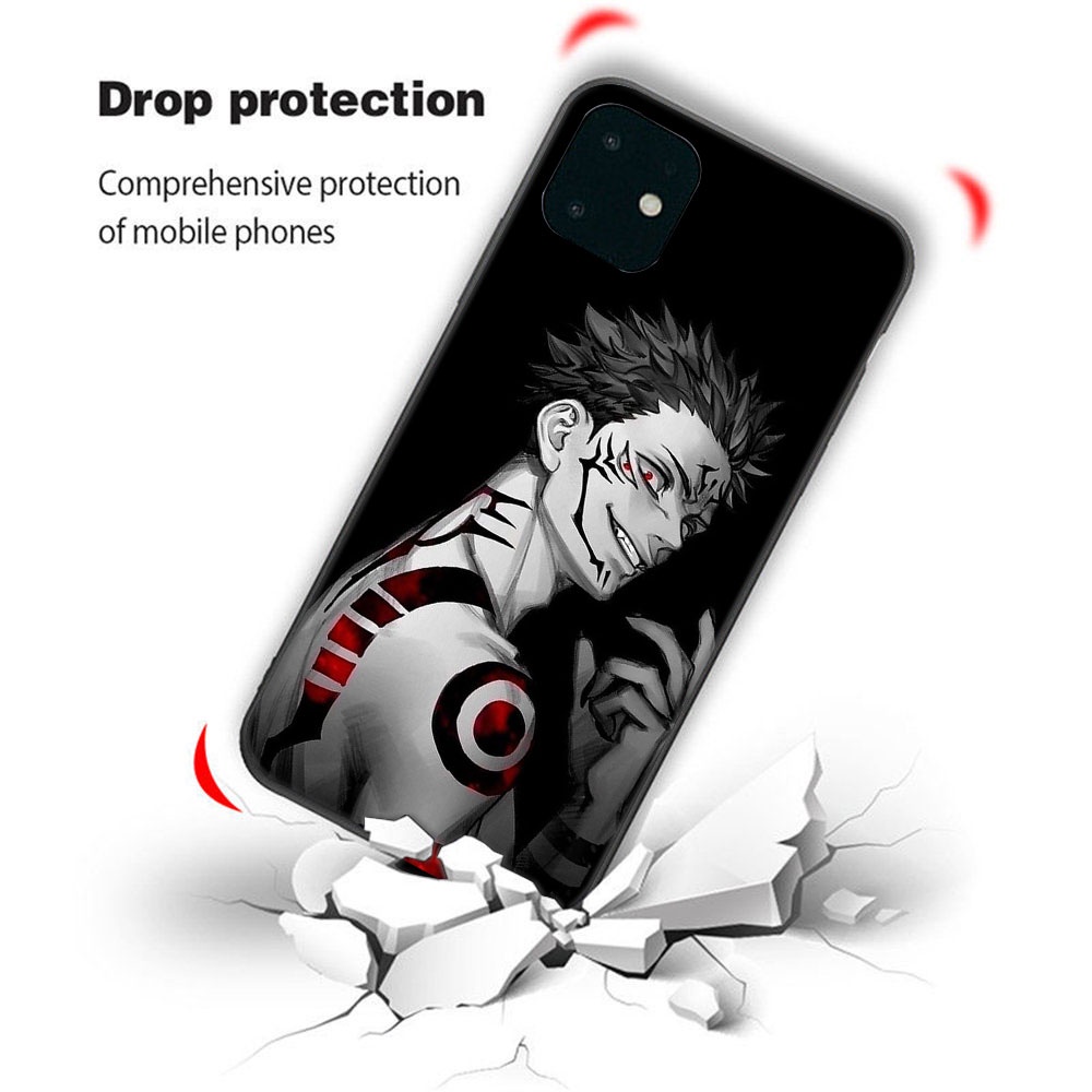 Ốp Điện Thoại Hình Jujutsu Kaisen Ryomen Sukuna Cho iPhone 12 11 13 Pro Max SE 12 13