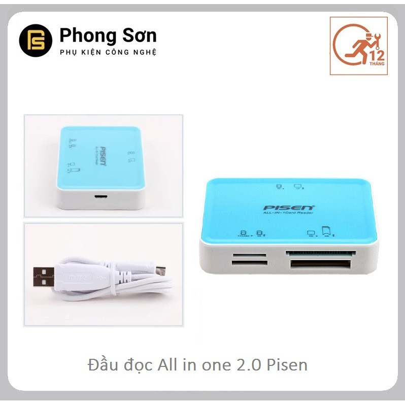 Đầu đọc all in one 2.0 Pisen | BigBuy360 - bigbuy360.vn