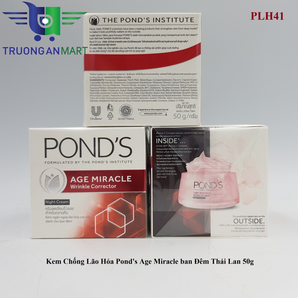 Kem Chống Lão Hóa Pond's Age Miracle Đêm Chính Hãng Thái Lan 50g