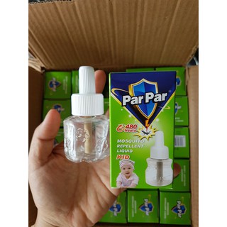 Lọ tinh dầu đuổi muỗi Parpar loại 480h dùng cho máy đuổi muỗi