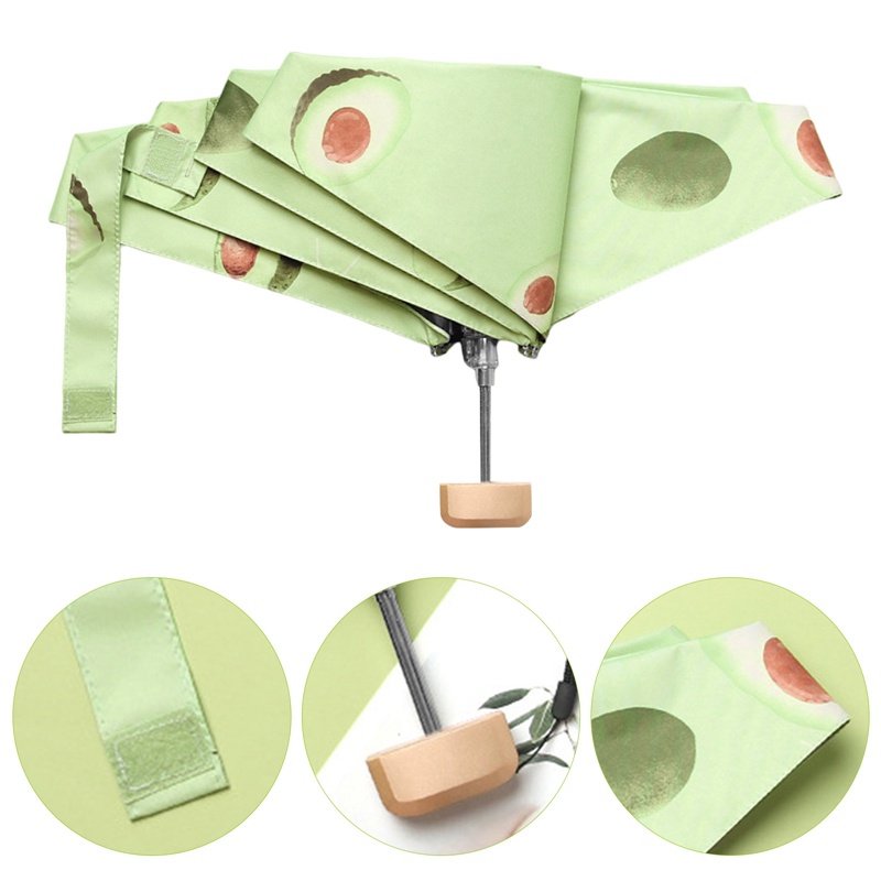 Dù Che Nắng Mini Siêu Nhẹ Bỏ Túi Hình Viên Thuốc Màu Đen