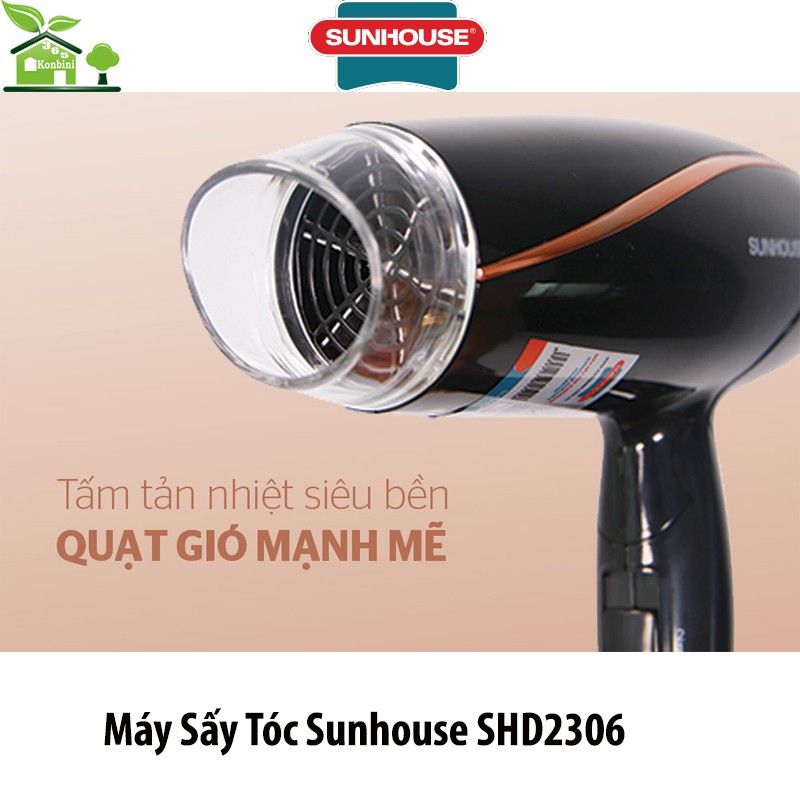 Máy Sấy Tóc Tiện Lợi Sunhouse SHD2306