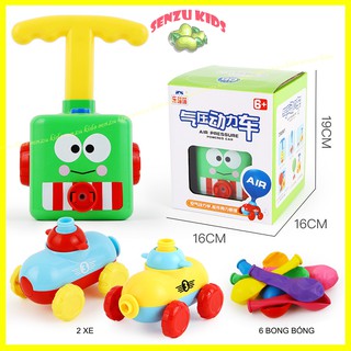Đồ chơi xe bơm bóng bay trợ lực SENZUKID giúp phát triển khả năng vận động cho bé