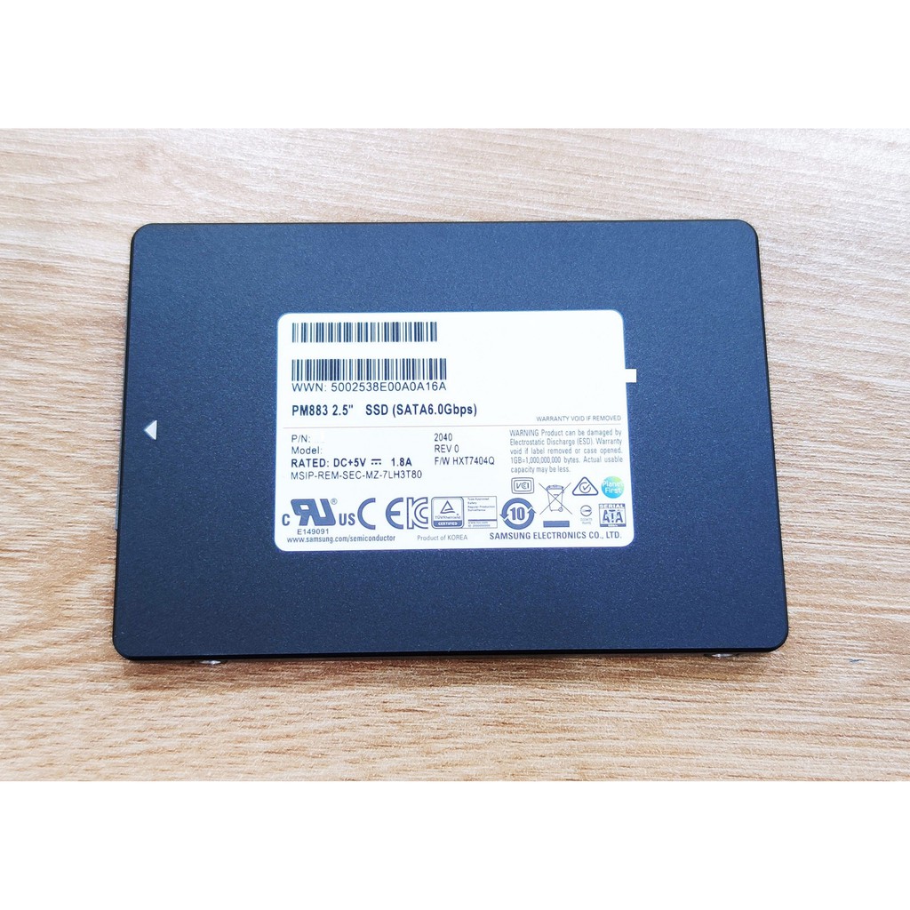 Ổ Cứng SSD Enterprise Samsung PM883 Chính Hãng Samsung Bảo Hành 3 năm