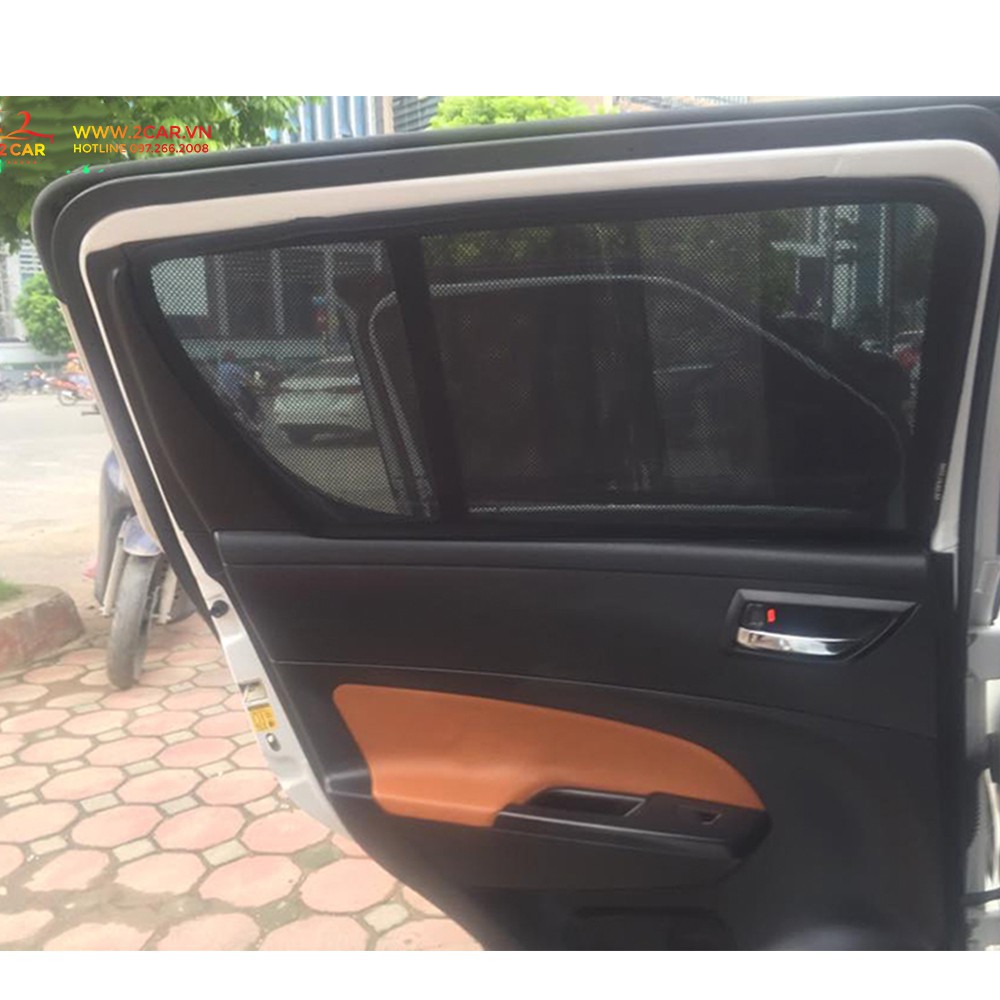 Bộ rèm chắn nắng nam châm xe Suzuki Swift 2014-2020, Hàng loại 1 xịn