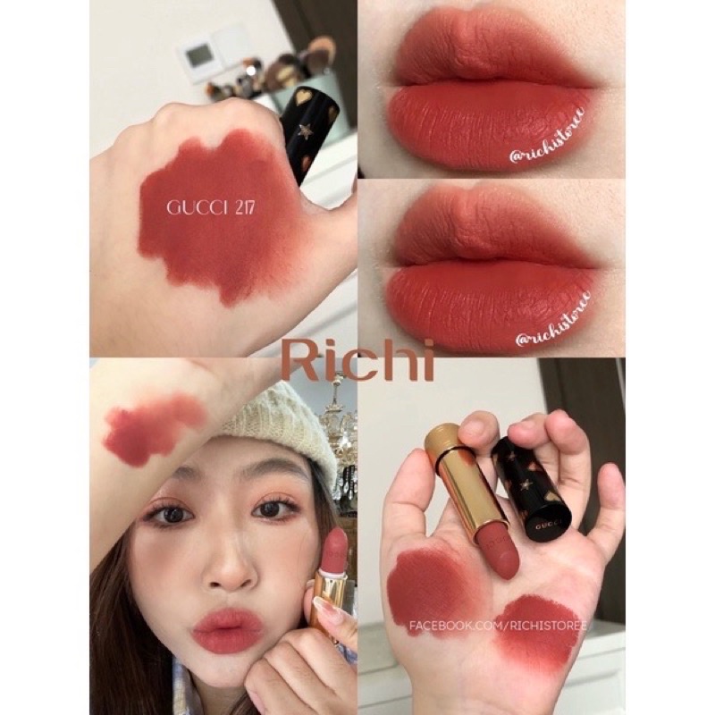 [Mã 2712FMCGSALE giảm 8% đơn 500K] Son Gucci Matte 519 217 phiên bản giới hạn 2021 đủ bill | BigBuy360 - bigbuy360.vn