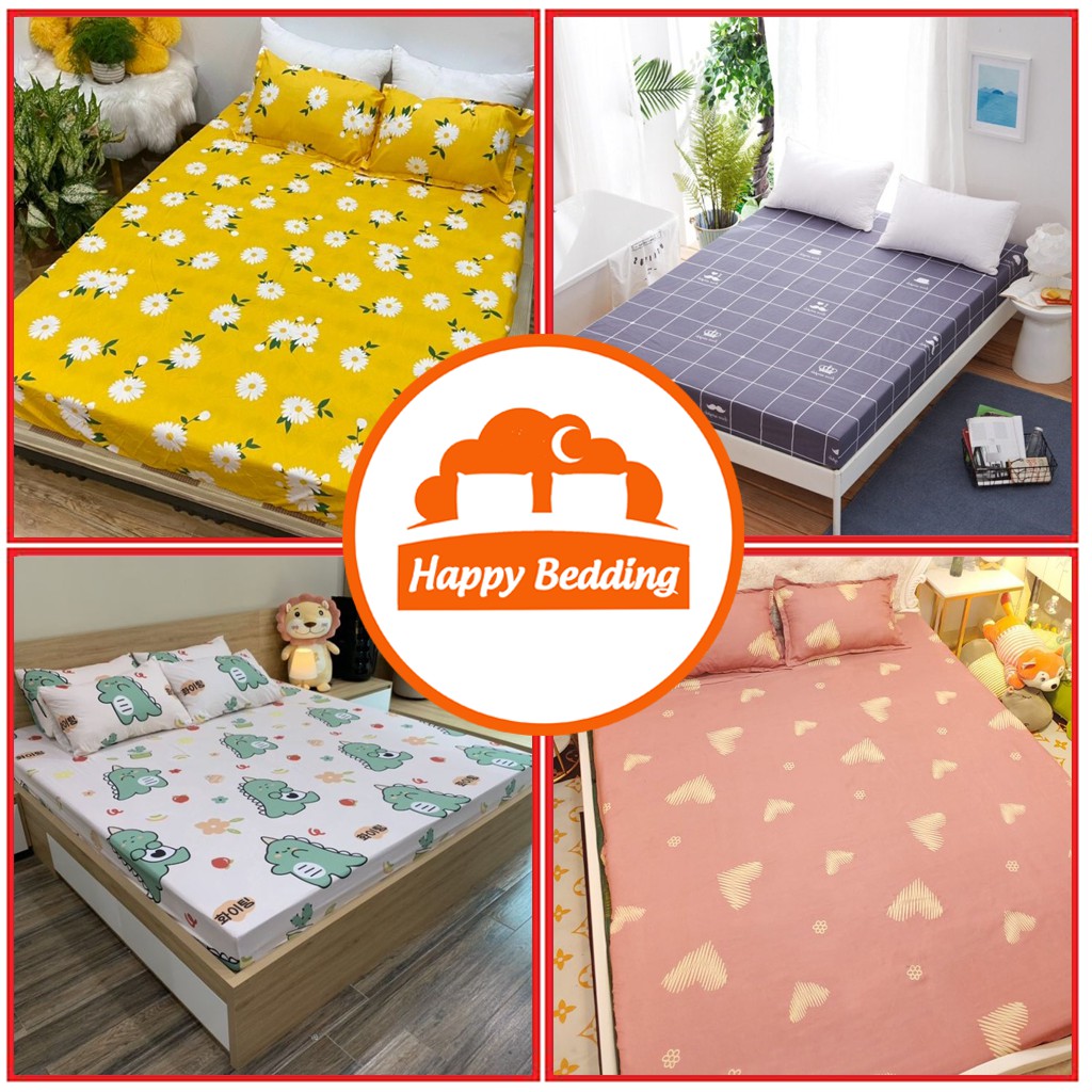 Ga Trải Giường Cotton Poly, Ga Nệm Drap Giường M2 M4 M5 M6 M8 2M 2M2 Đủ Họa Tiết (Bo Chun Miễn Phí) | BigBuy360 - bigbuy360.vn