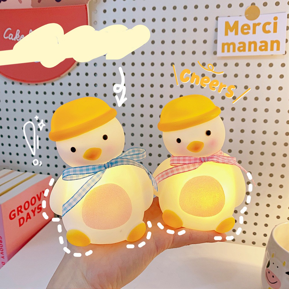 Đèn Led Ngủ Mini Hình Con Vịt Dễ Thương Decor Phòng Đẹp