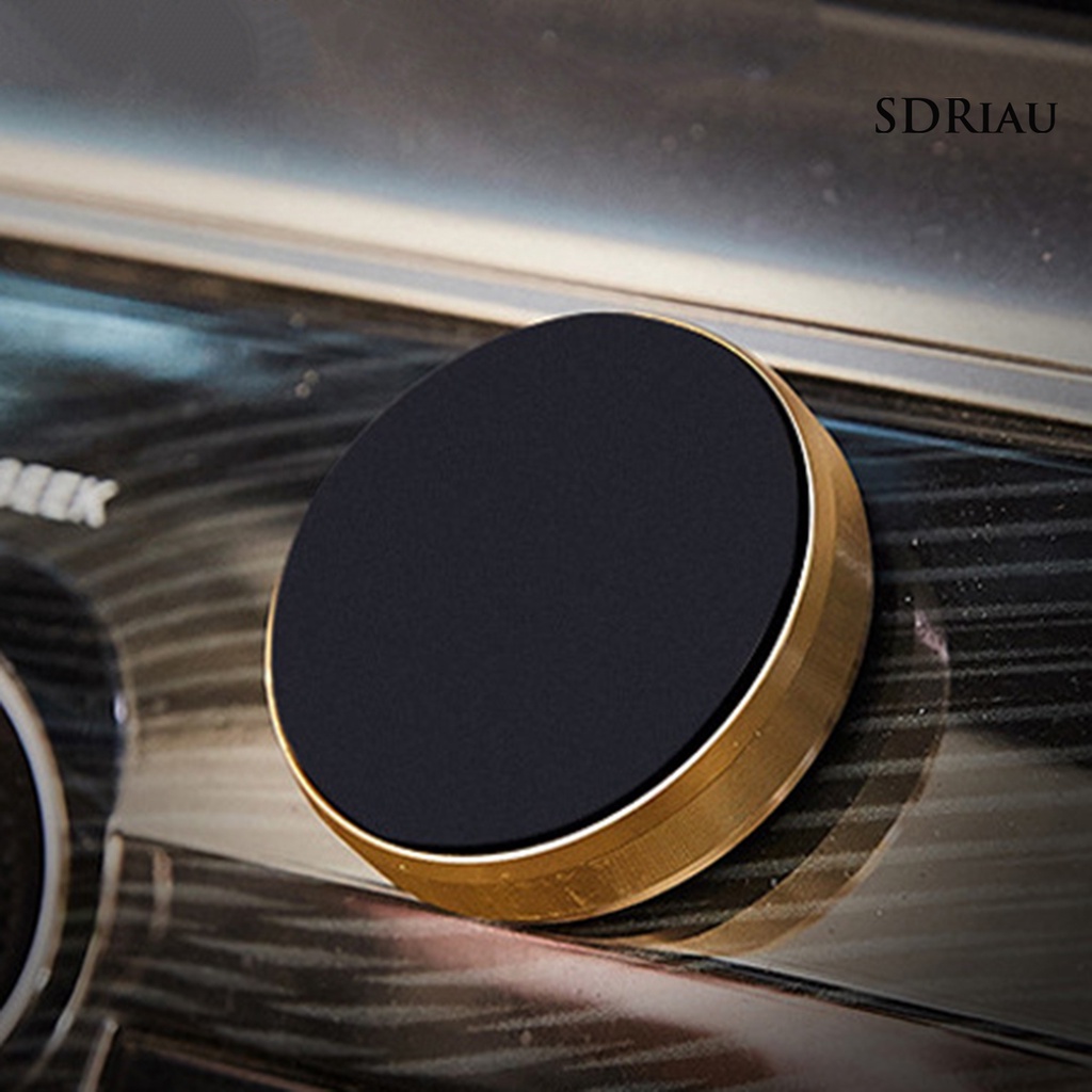 Giá Đỡ Điện Thoại Hình Tròn Có Nam Châm Hít Gắn Lỗ Thông Gió Xe Hơi