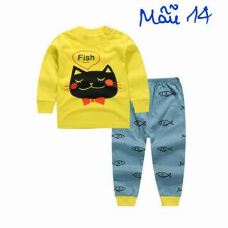 Set 2 bộ cotton Linkcard cho bé gái