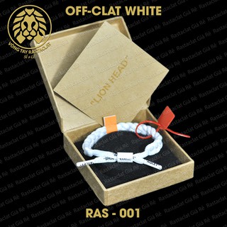 Vòng tay Ras OffClat White [Full Box][Clip Thật]