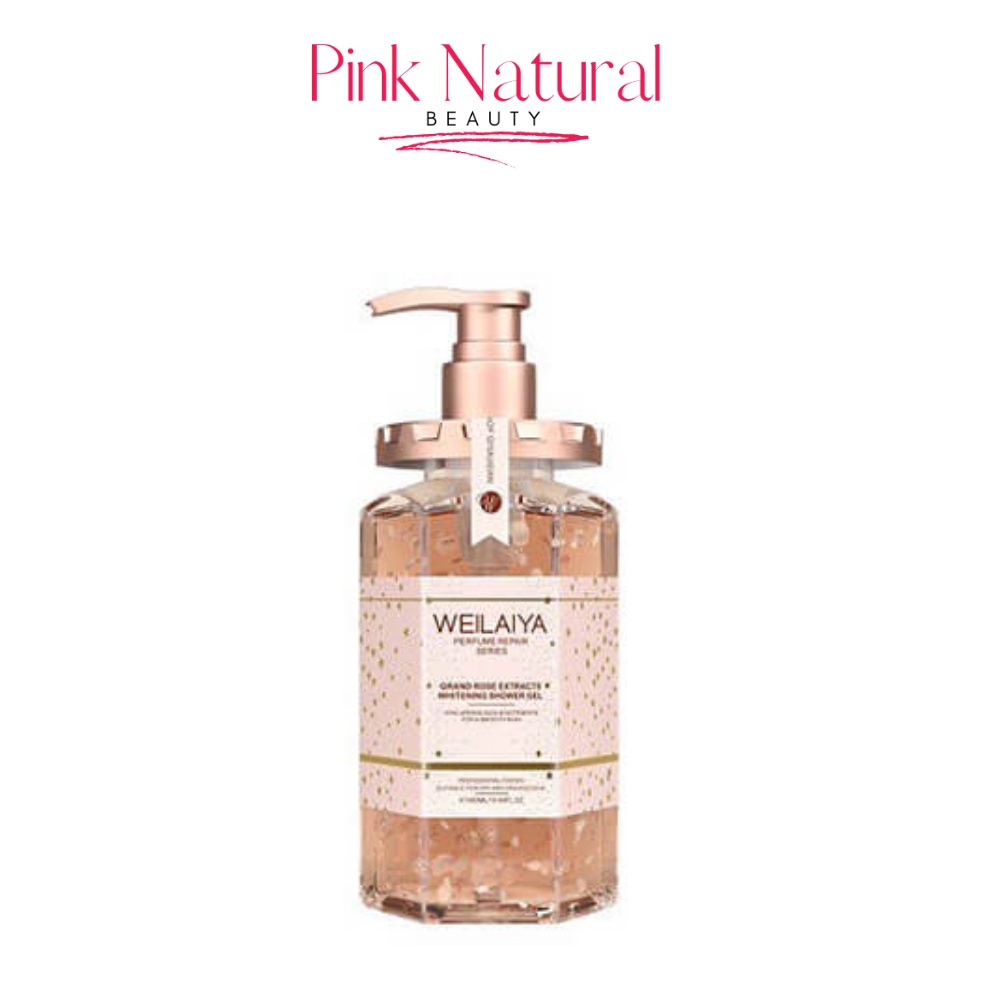 Sữa hương nước hoa tủy mật hoa hồng Damask Weilaiya - PINK NATURAL BEAUTY
