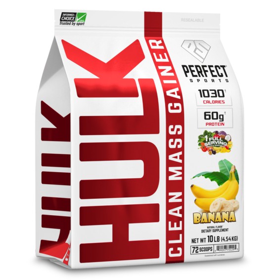 Hulk Clean Mass Gain  10Lbs Sữa Tăng Cân Cơ Nạc Hấp Thu Nhanh Cho Người Gầy