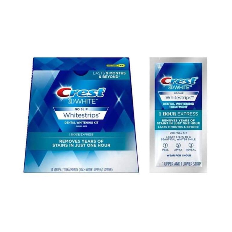 Lẻ 1 miếng dán trắng răng Crest 3D White Professional Effects