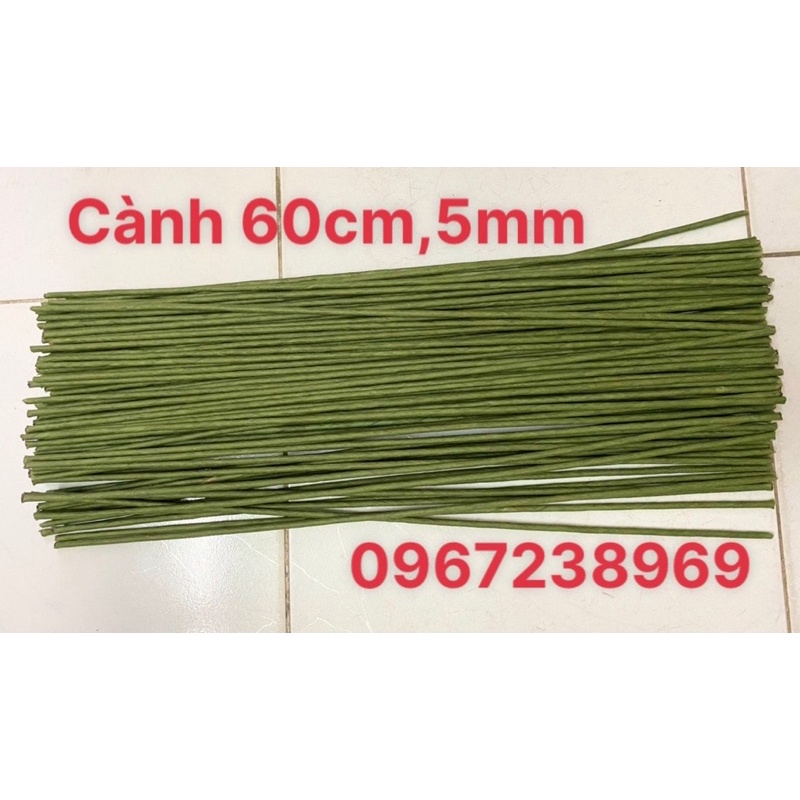 Cành thép, cành kẽm làm hoa handmade các cỡ, hoa trang trí nhà