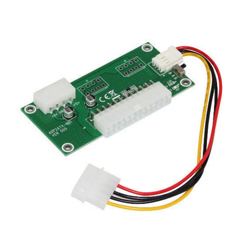 Thẻ Đồ Họa Mở Rộng Chuyển Đổi Nguồn Điện 24Pin Sang 4Pin Atx