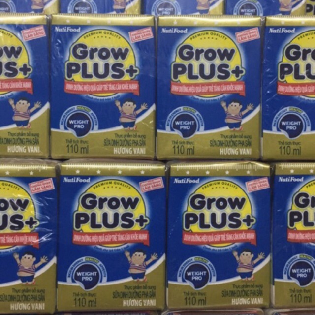Sữa bột pha sẵn growplus xanh 110ml