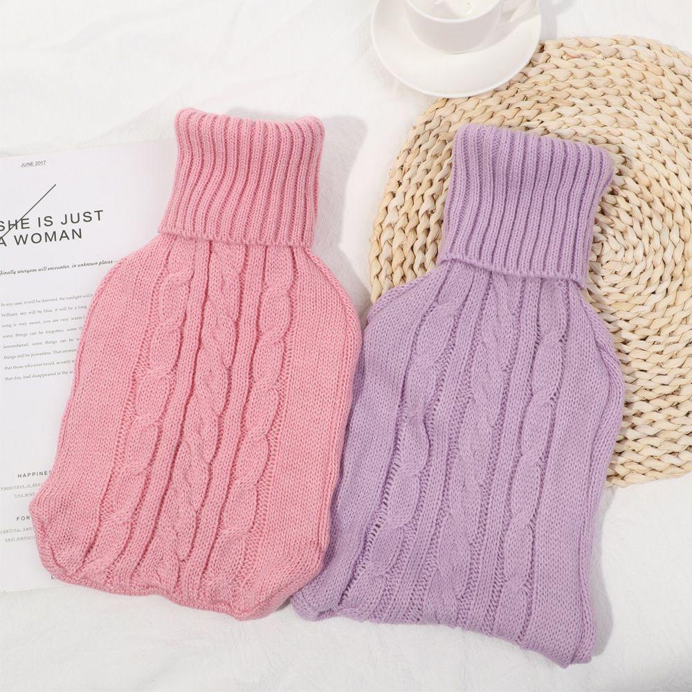 ZAIJIE24 Vỏ Bọc Bình Nước Nóng Giả Lông Cừu Mềm Mại Cho Mùa Đông