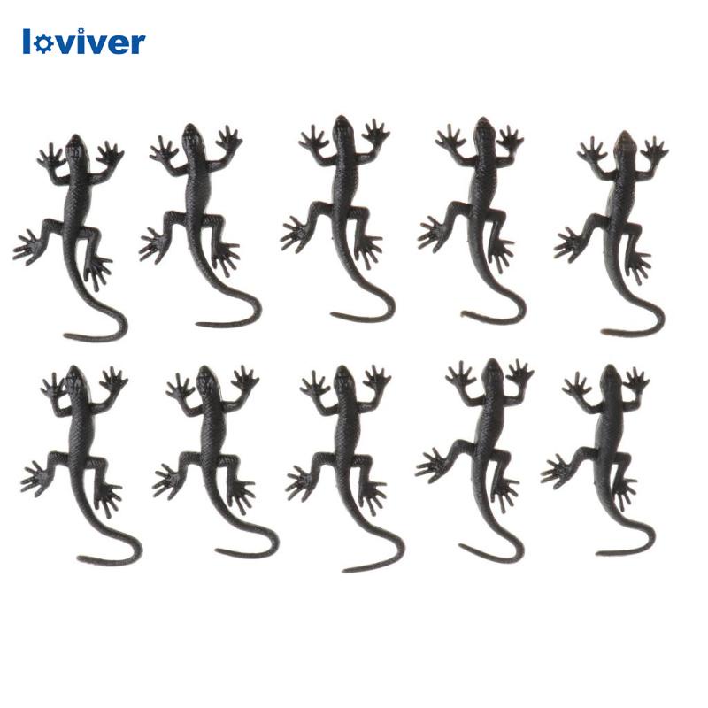 Set 10 Mô Hình Con Thằn Lằn Cao Su Mềm 5x3cm