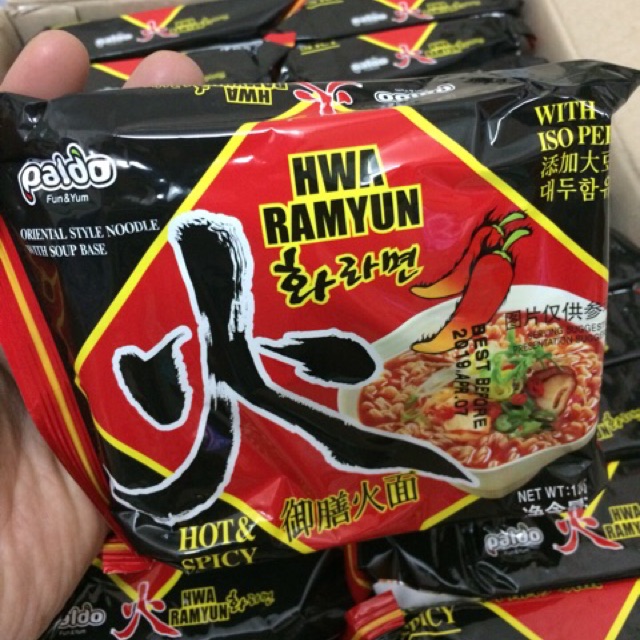 [120 g] Gói Mỳ Nước Hwa RamYun Cay Paldo