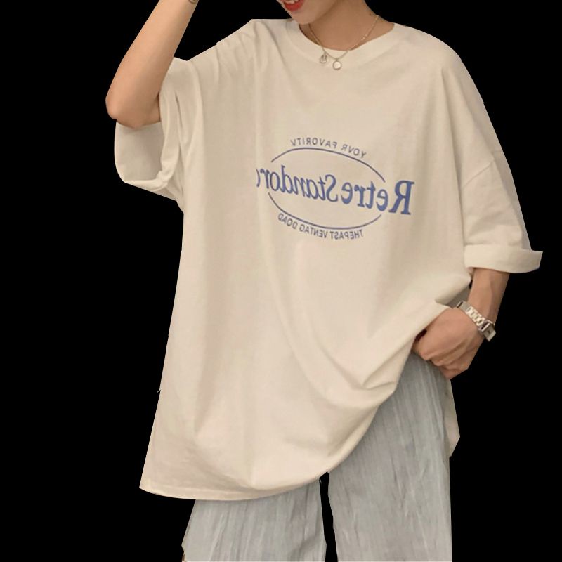 áo thun tay lỡ, áo phông cotton form rộng (có size 28kg-90kg)