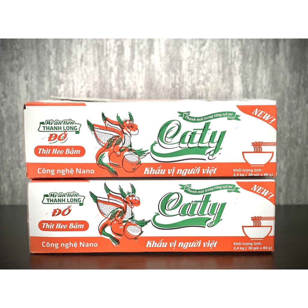 Mì Gói Thanh Long Đỏ Caty Thịt Heo Bằm