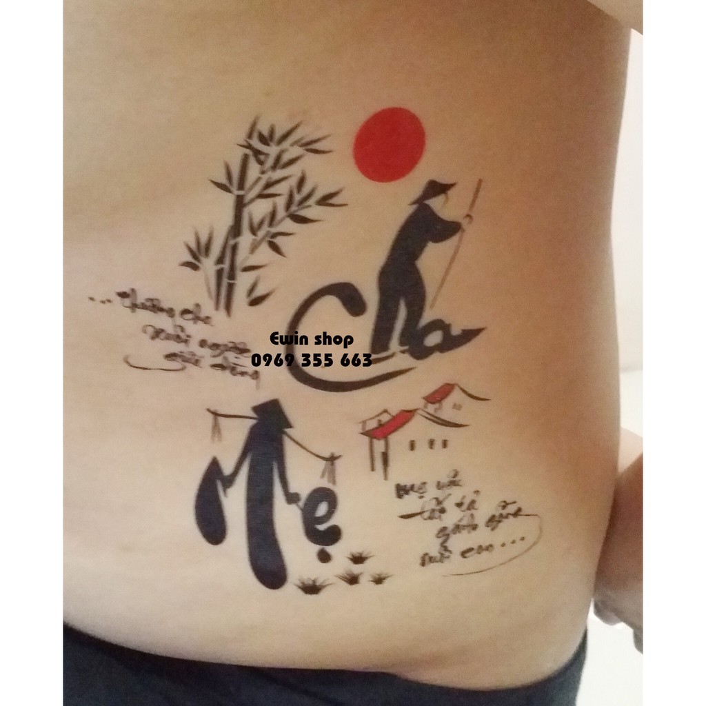 Hình xăm dán cha mẹ