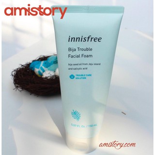 Sữa rửa mặt Bija Trouble Innisfree dành cho da mụn