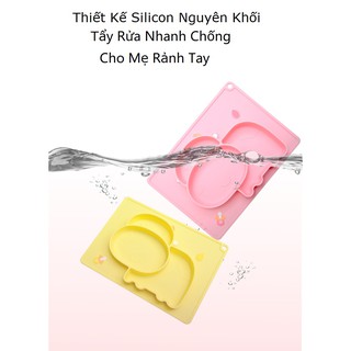 (FREESHIP ĐƠN 50K) Khay Hải Mã Silicon Chống Lật Cho Bé