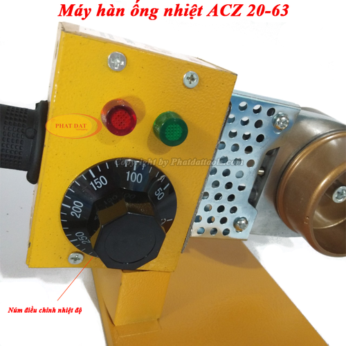 Máy Hàn Ống Nhiệt ACZ 20-63 chuyên dụng hàn nối các loại ống cấp nước sạch.