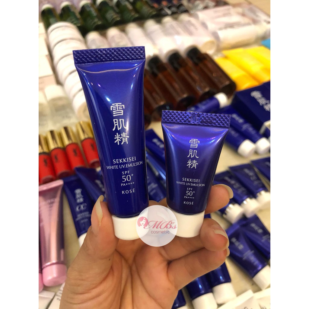 ⭐️ Sữa dưỡng ngày Kose Sekkisei White UV Emulsion SPF50+/PA++++ 3in1 minisize ⭐️