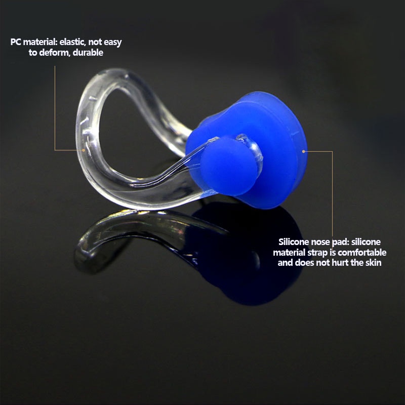3 cái unisex mũi kẹp nút tai không thấm nước bơi mũi kẹp nút tai silicone mềm bộ phụ kiện bơi lướt sóng