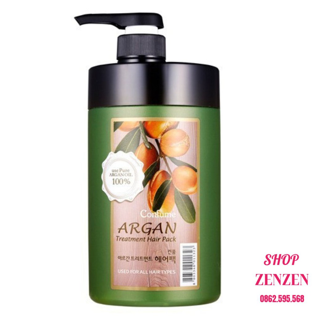 Hấp dầu thảo dược argan, Phục hồi tóc hư tổn chuyên sâu Hàn Quốc