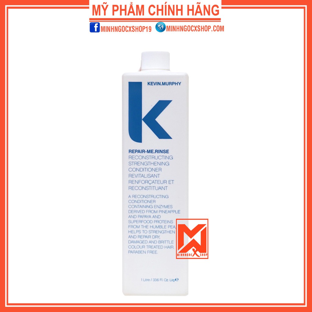 Dầu xả phục hồi dưỡng ẩm KEVIN MURPHY REPAIR ME RINSE 1000ml chính hãng