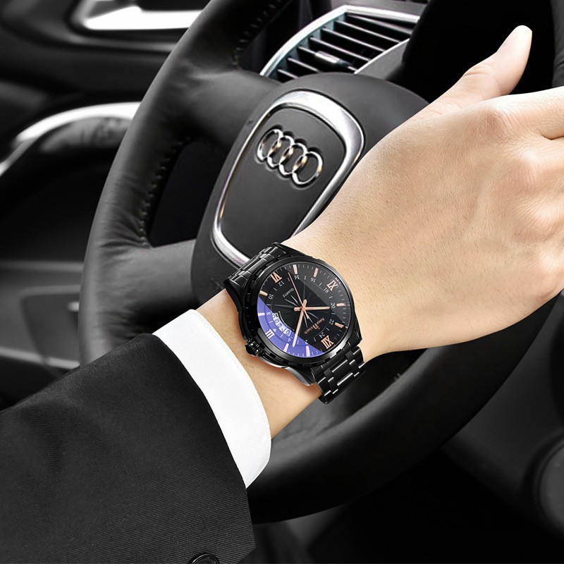 Đồng Hồ Nam Keep In Touch Dây Thép Cao Cấp, Có Lịch Ngày, Phong Cách Doanh Nhân | BigBuy360 - bigbuy360.vn