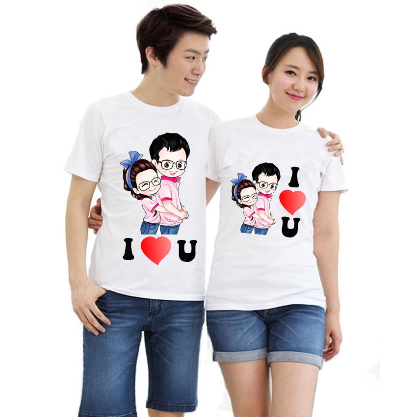 ÁO THUN ĐÔI I LOVE U