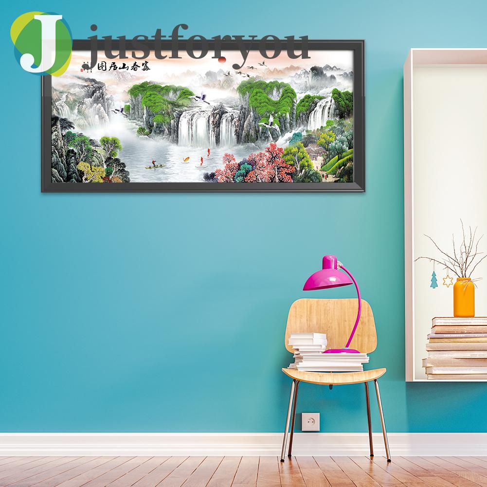 Bộ Tranh Thêu Chữ Thập Họa Tiết Phong Cảnh 11ct Trang Trí Nhà Cửa Diy