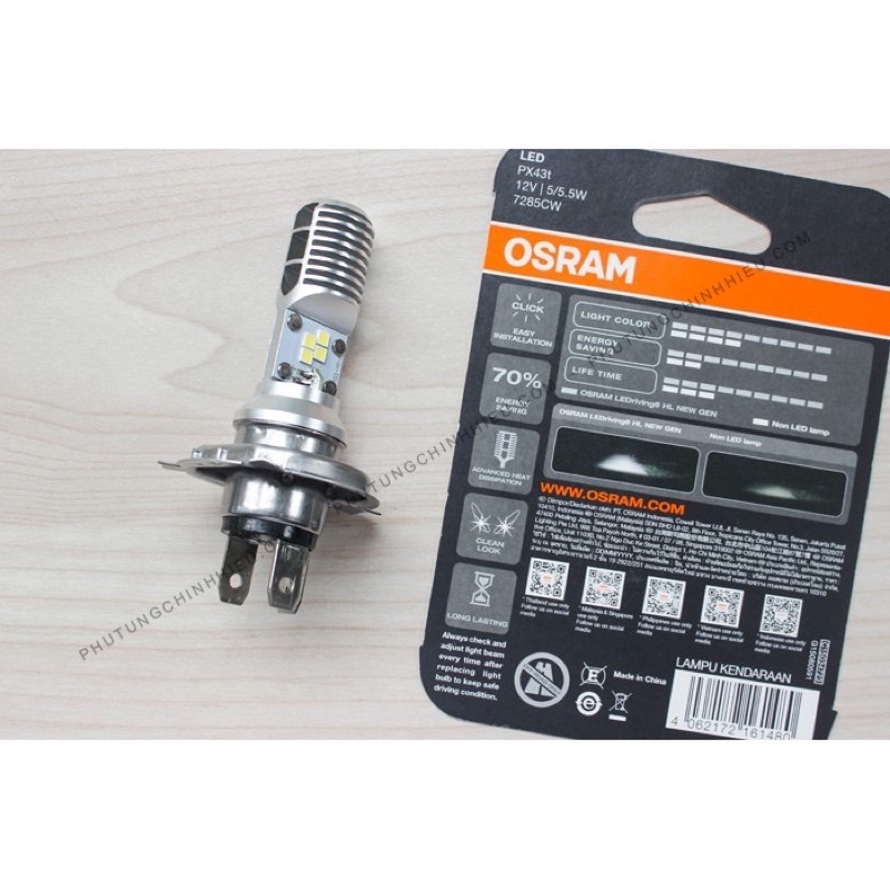Đèn led  H4 OSRAM T19 cao cấp cho xe máy