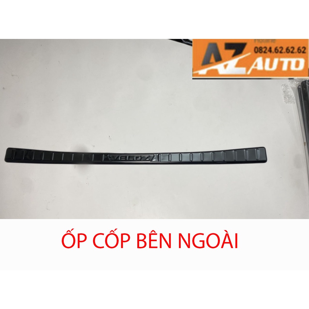Ốp chống trày cốp trong, ngoài xe TOYOTA VELOZ 2022-2023 chất liệu TITAN cao cấp