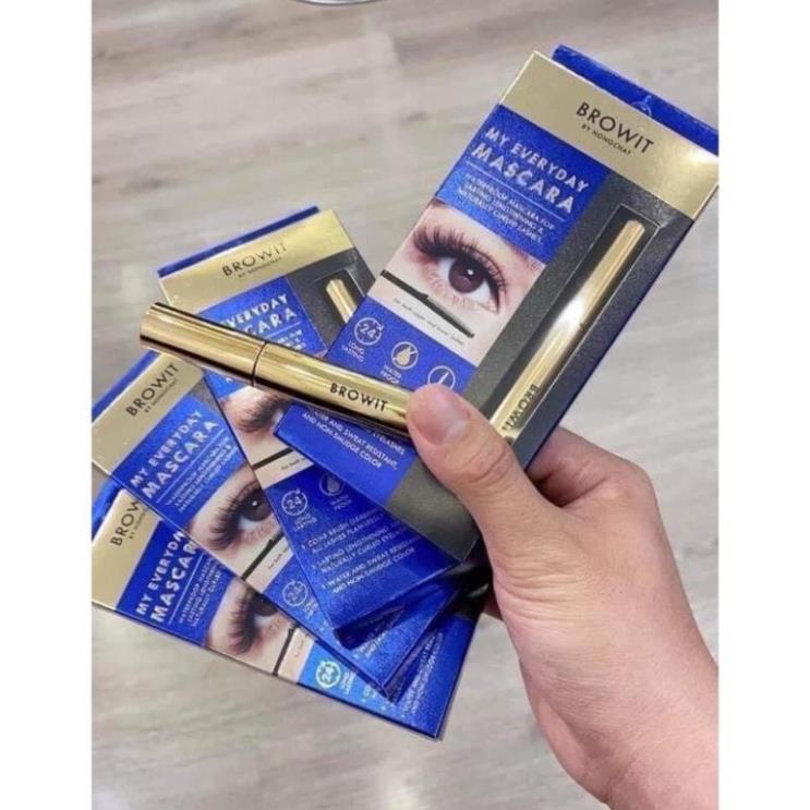 Mascara Browit Nongchat Thái Chuốt Mi , Chuốt lông mày làm Cong Dày Và Dài Mi Hiệu Quả | BigBuy360 - bigbuy360.vn