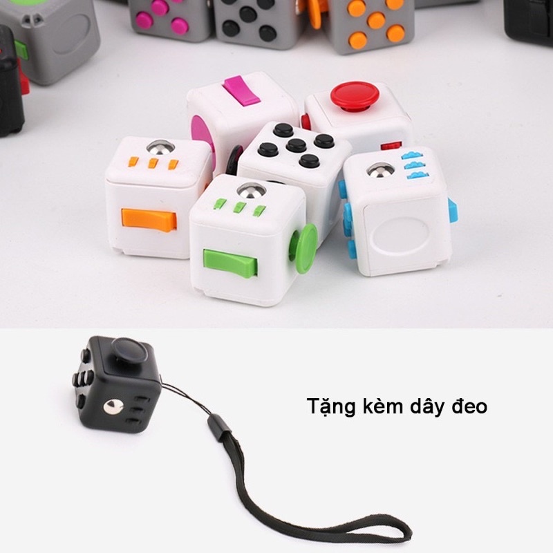 Đồ Chơi Cầm Tay Giảm Stress Fidget Cube Khối Vuông Kì Diệu Giúp Tập Trung Công Việc FC01