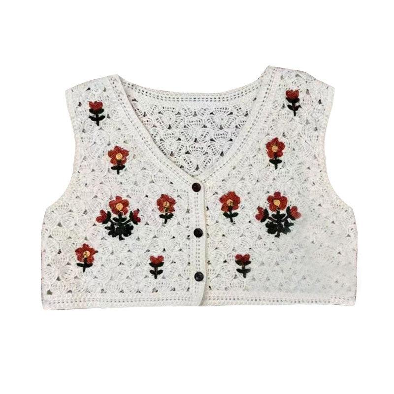 Áo Khoác Cardigan Thêu Hoa Thời Trang Nữ