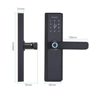 Khóa Cửa Wifi, Vân Tay, Mã Số, Thẻ Từ Tuya