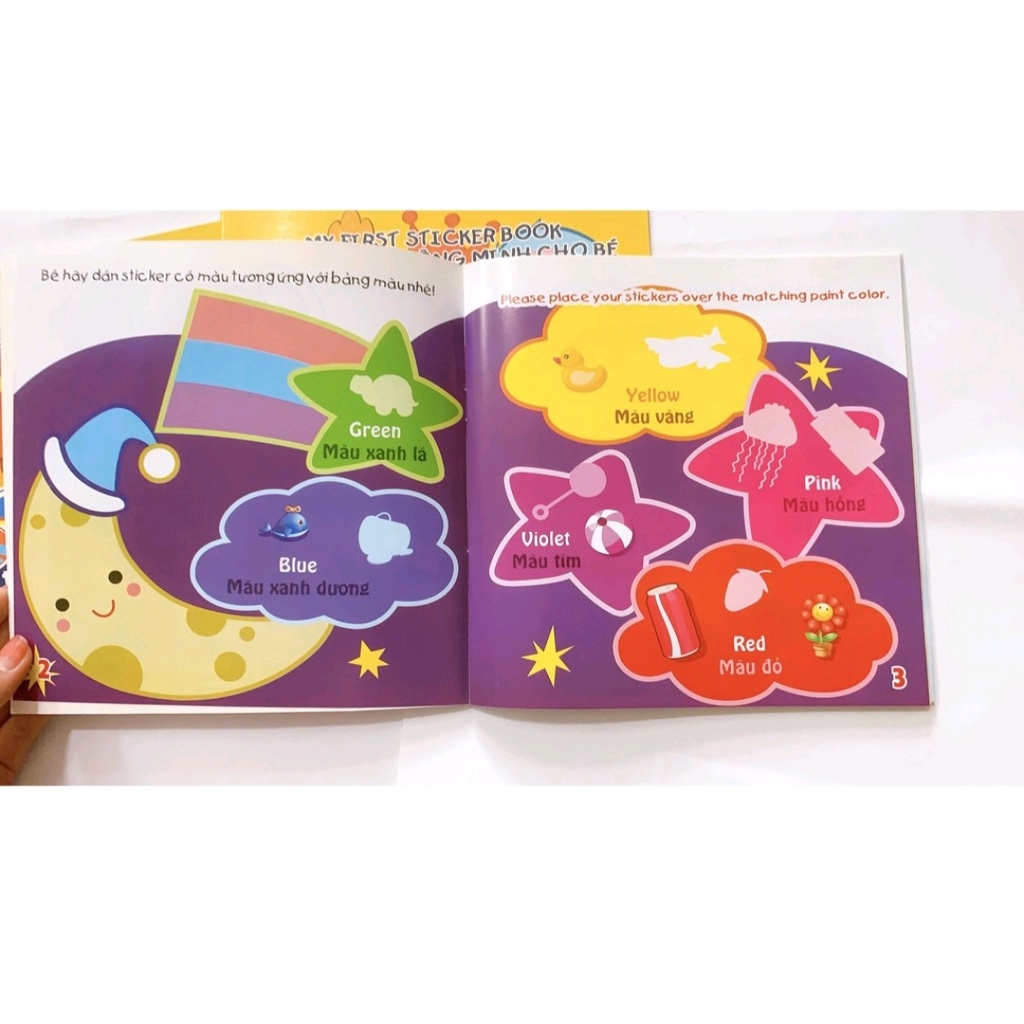 Miếng Dán Thông Minh Cho Bé - My First Sticker Book - Phát Triển Khả Năng Sáng Tạo