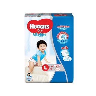 Tã dán Huggies size L 9-14kg 23 miếng, 42 miếng, 68 miếng