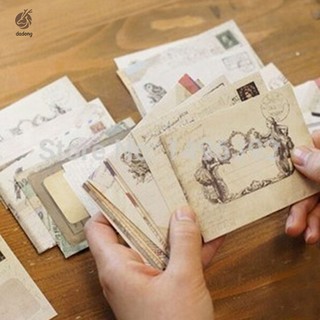 Set 12 bì thư bằng thiết kế giấy thiết kế cổ điển xinh xắn