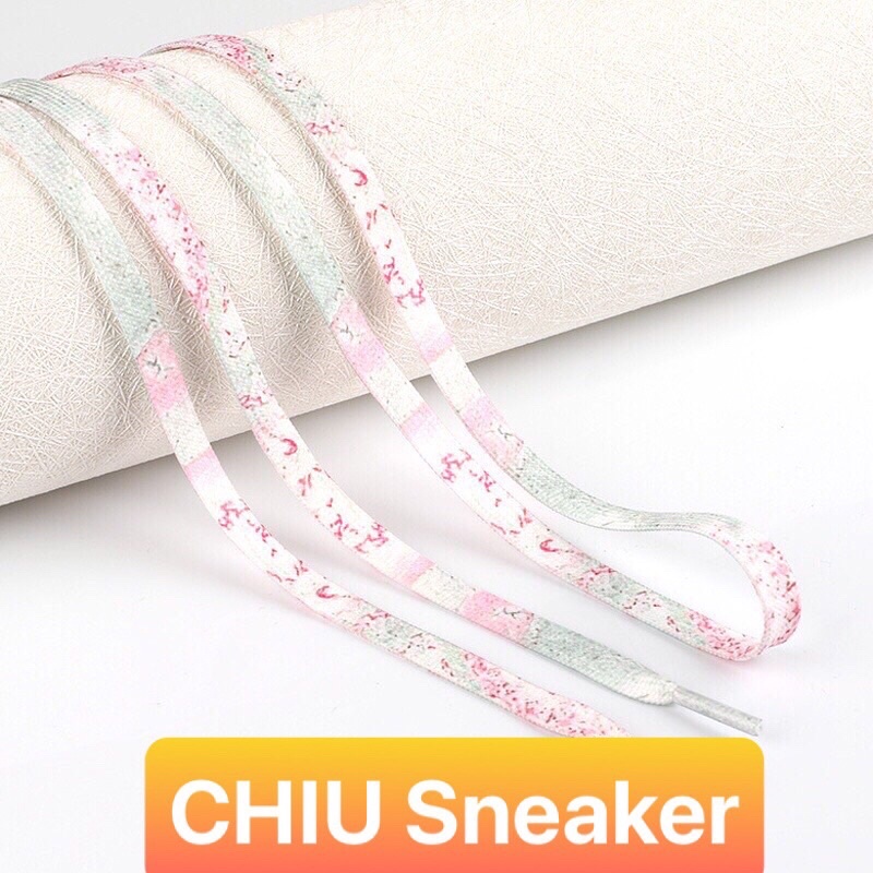 [ CHIU Sneaker ] Dây giày nhiều màu custom 1m4 cho giày cổ cao và cổ mid Custom